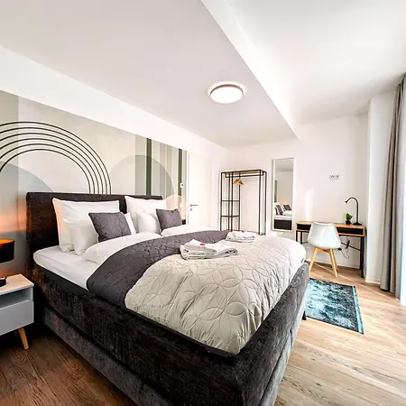 Apartment Bohnapartments - Nordkap-suiten - Gratis Parkplatz - Moderner Neubau - Erdgeschoss - Fussbodenheizung *