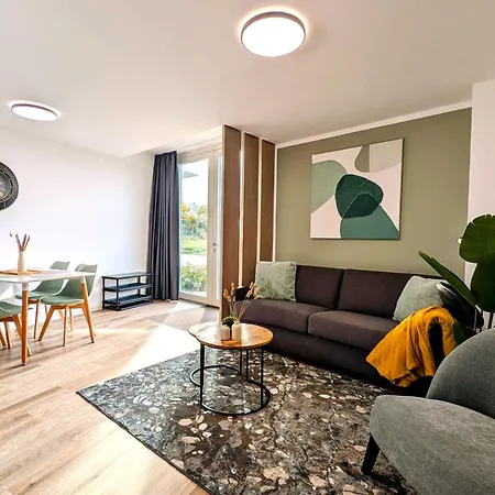 Bohnapartments - Nordkap-suiten - Kostenpfl Parkplatz - Moderner Neubau - Erdgeschoss - Fussbodenheizung Διαμέρισμα Ερφούρτη