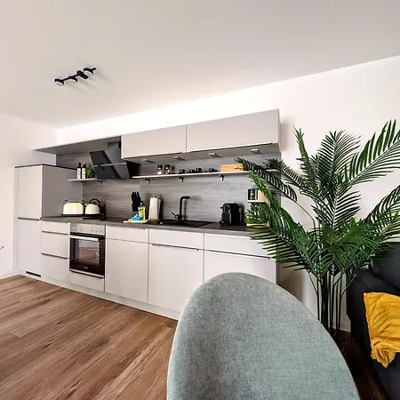 Bohnapartments - Nordkap-suiten - Kostenpfl Parkplatz - Moderner Neubau - Erdgeschoss - Fussbodenheizung Ερφούρτη