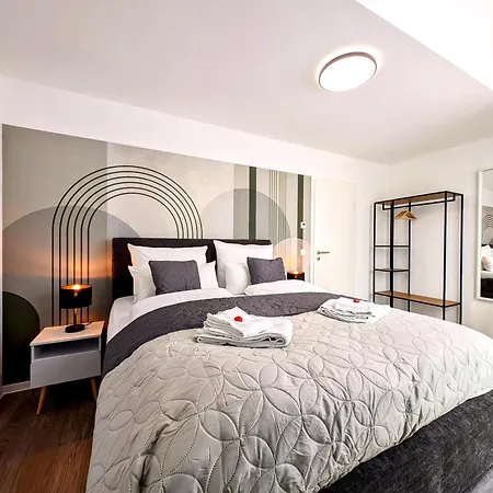 Bohnapartments - Nordkap-suiten - Kostenpfl Parkplatz - Moderner Neubau - Erdgeschoss - Fussbodenheizung