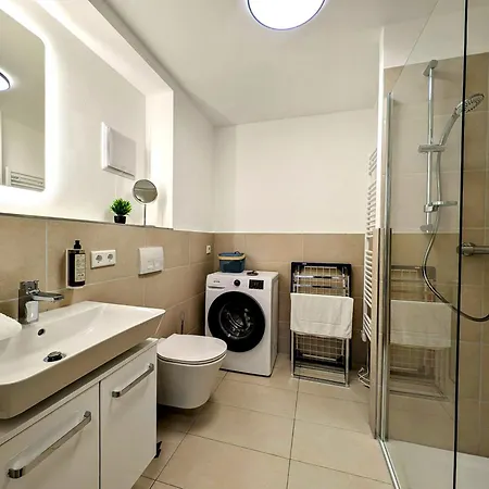 Apartment Bohnapartments - Nordkap-suiten - Gratis Parkplatz - Moderner Neubau - Erdgeschoss - Fussbodenheizung *