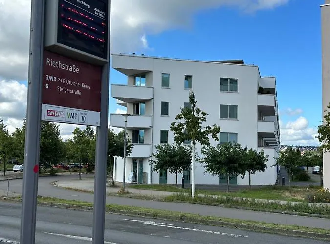 Apartamento Bohnapartments - Nordkap-suiten - Gratis Parkplatz - Moderner Neubau - Erdgeschoss - Fussbodenheizung Érfurt