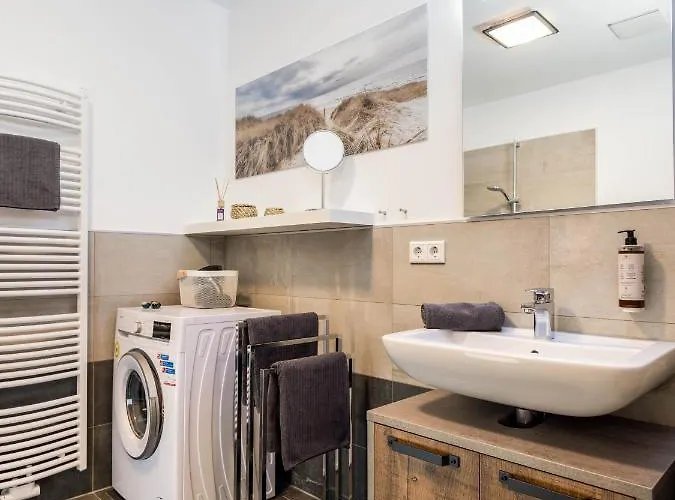 Bohnapartments - Nordkap-suiten - Gratis Parkplatz - Moderner Neubau - Erdgeschoss - Fussbodenheizung Apartmán