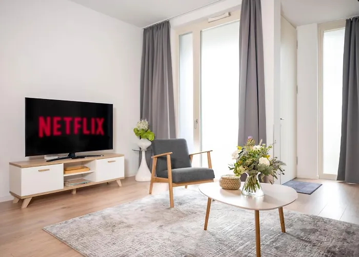 شقة Bohnapartments - Nordkap-suiten - Gratis Parkplatz - Moderner Neubau - Erdgeschoss - Fussbodenheizung *