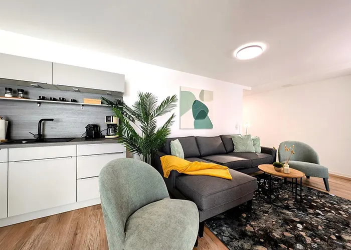 Bohnapartments - Nordkap-suiten - Gratis Parkplatz - Moderner Neubau - Erdgeschoss - Fussbodenheizung * Érfurt