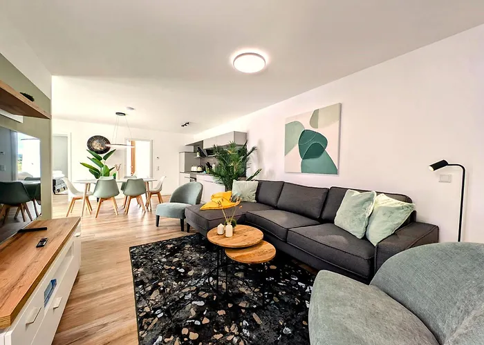 شقة Bohnapartments - Nordkap-suiten - Gratis Parkplatz - Moderner Neubau - Erdgeschoss - Fussbodenheizung