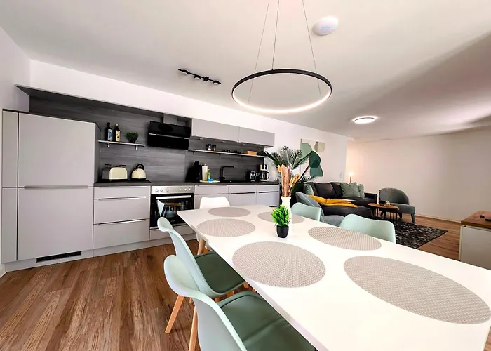 Bohnapartments - Nordkap-suiten - Gratis Parkplatz - Moderner Neubau - Erdgeschoss - Fussbodenheizung Apartmán *