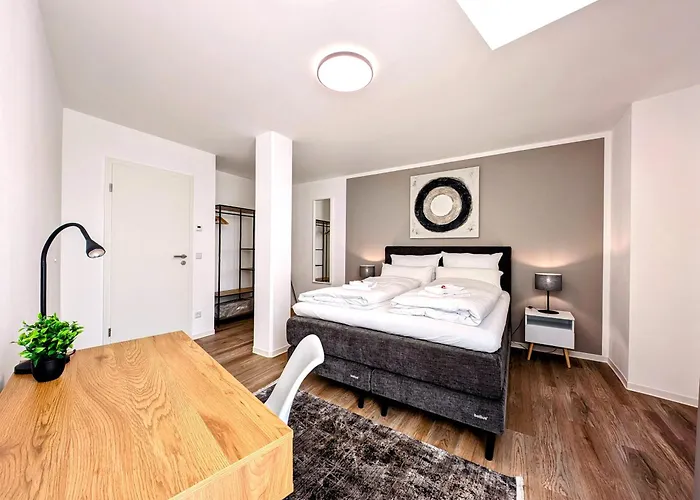 Bohnapartments - Nordkap-suiten - Gratis Parkplatz - Moderner Neubau - Erdgeschoss - Fussbodenheizung Apartamento Érfurt