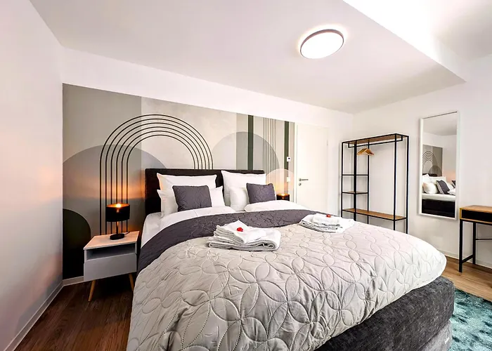 Bohnapartments - Nordkap-suiten - Gratis Parkplatz - Moderner Neubau - Erdgeschoss - Fussbodenheizung